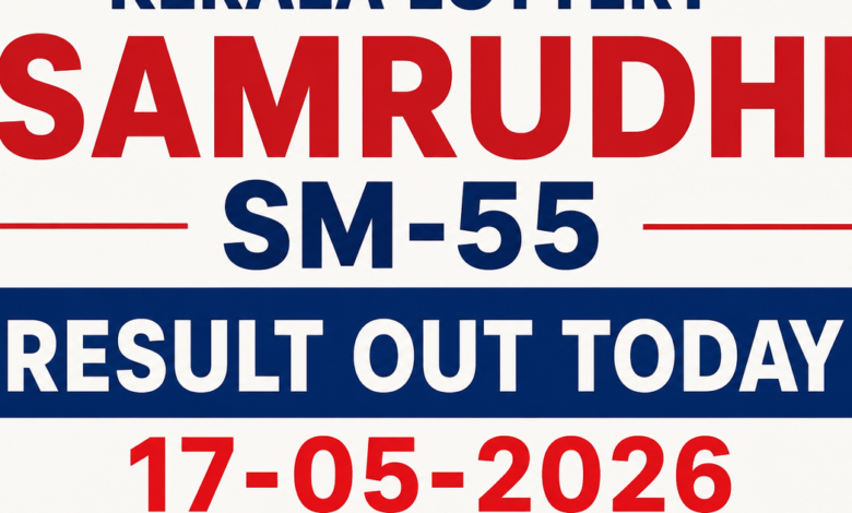 Kerala Lottery Samrudhi SM-55 result out today (17-05-2026); Rs 1 crore prize winning number and full list here
