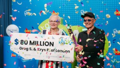 Record lottery jackpot in Canada of over $80.4M goes to pair of longtime friends in London, Ont. | CBC News