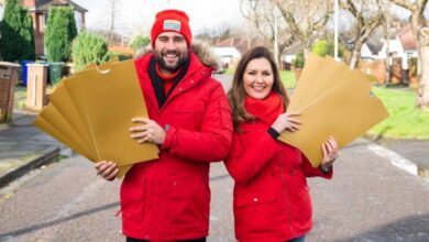 Lucky residents on two streets celebrate People’s Postcode Lottery win