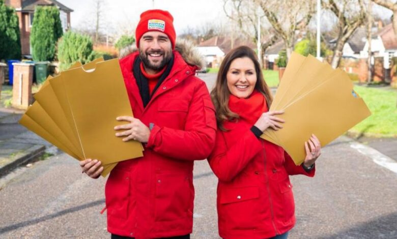 Lucky residents on two streets celebrate People’s Postcode Lottery win