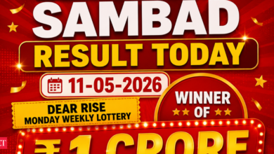Nagaland Lottery Sambad Result out today (11 May 2026); Dear Rise Monday weekly lottery winner for Rs 1 cr prize