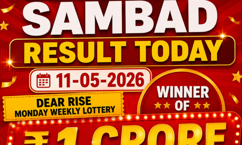 Nagaland Lottery Sambad Result out today (11 May 2026); Dear Rise Monday weekly lottery winner for Rs 1 cr prize