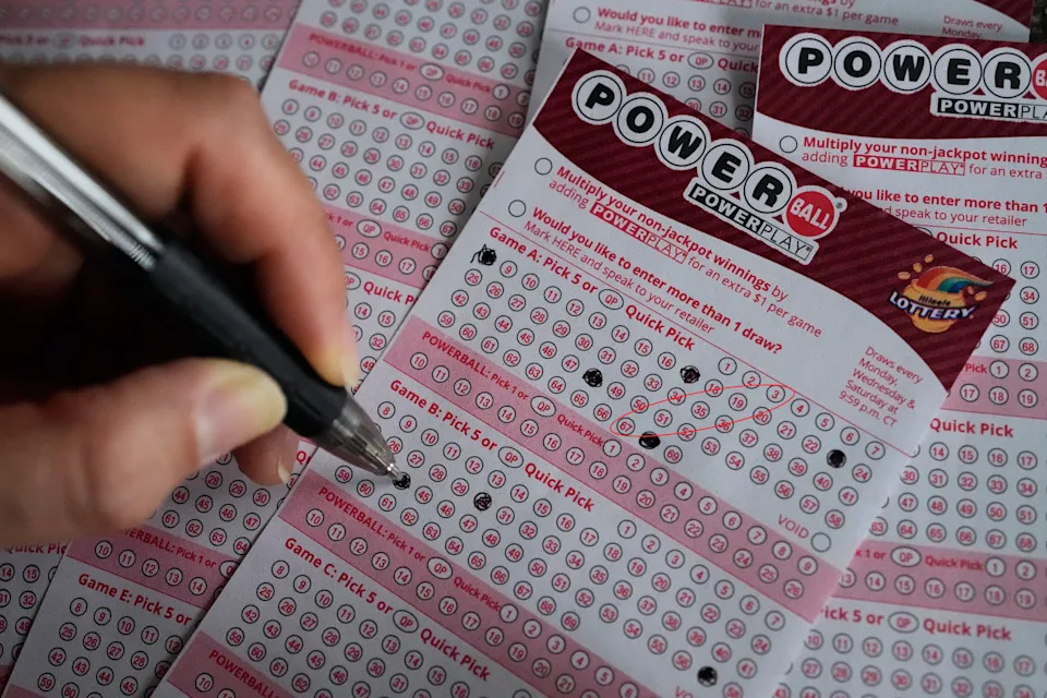 Powerball Jackpot slip Illinois