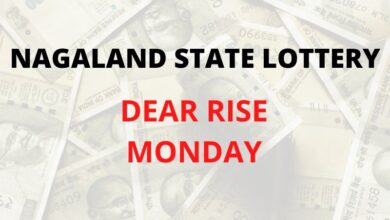 Nagaland State Lottery Sambad Dear Rise Monday result for Ma