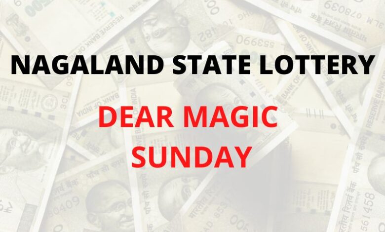 Nagaland State Lottery Sambad Dear Magic Sunday result for A