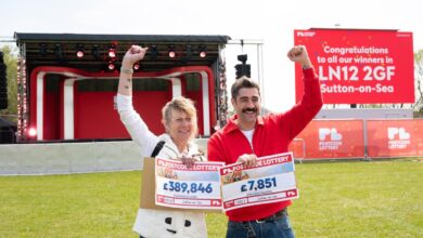 Neighbours celebrate £12.3m Postcode Lottery win