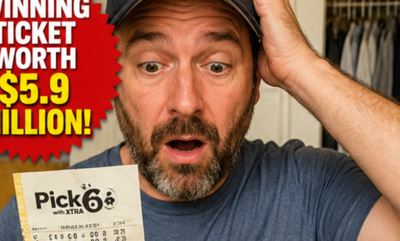 New Jersey man hears about unclaimed jackpot, finds $5.9 million lottery ticket in old pants pocket