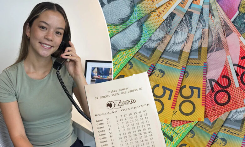 Aussie woman who rarely plays lottery defies the odds to scoop entire $100 million Oz Lotto prize