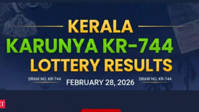 Kerala lottery results live for Karunya KR-744 (February 28, 2026); ₹1 crore prize winning number and others here