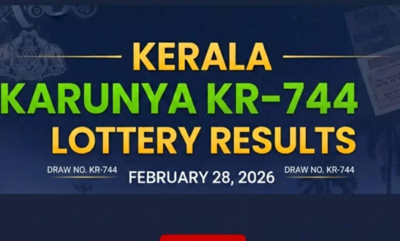 Kerala lottery results live for Karunya KR-744 (February 28, 2026); ₹1 crore prize winning number and others here