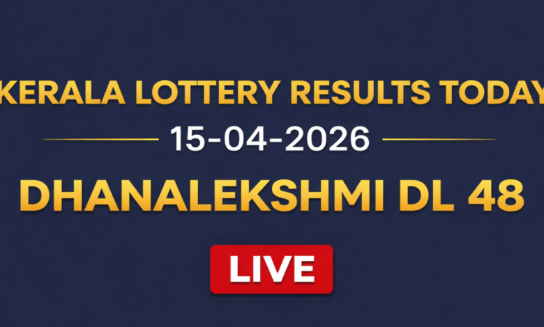Kerala lottery result today, 15-04-2026: Dhanalekshmi DL48 results out; Check ₹1 crore prize winner and complete list here