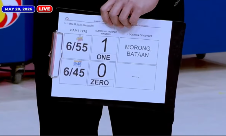 Bettor from Morong, Bataan bags P115M jackpot in Grand Lotto 6/55