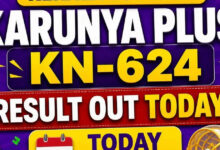 Kerala Lottery Karunya Plus KN-624 Result Out Today (21-05-2026); check ₹1 crore prize winning number and full list here