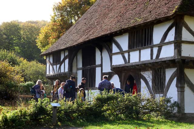 Visitors exploring the Weald & Downland Living Museum