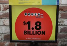 Powerball numbers drawn for $1.8 billion jackpot with two players winning the grand prize