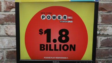 Powerball numbers drawn for $1.8 billion jackpot with two players winning the grand prize