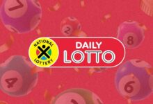 Daily Lotto and Daily Lotto Plus results.