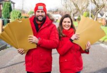 Lucky winners claim Postcode Lottery prize