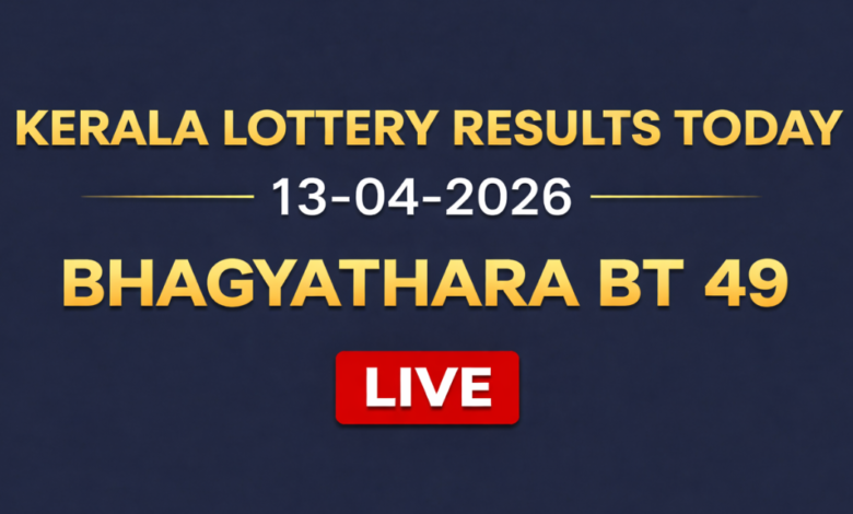 Kerala Bhagyathara BT49 lottery result out today, 13-04-2026; Check ₹1 crore first prize winner and full list here