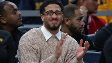 Tyrese Haliburton lamented the Pacers’ disaster lottery result with a sad meme