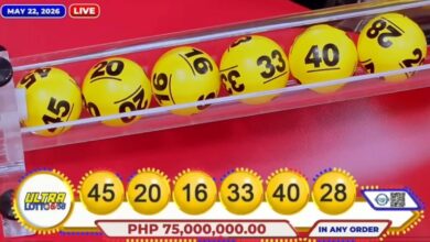 No winners in Ultra Lotto 6/58, Mega Lotto 6/45 draws for May 22
