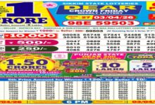 Nagaland Evening Sambad Lottery Result Today, 03-04-2026 LIVE: Dear 6PM Friday Weekly Lucky Draw Winners List