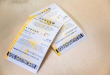 AUSTIN, TEXAS - DECEMBER 19: In this photo illustration, Powerball lottery tickets are displayed on a countertop at an Exxon Mobil gas station on December 19, 2025 in Austin, Texas. The Powerball jackpot climbs to $1.5 billion, making it the fifth largest in Powerball history. (Photo by Brandon Bell/Getty Images)