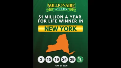 Ticket in New York Wins $1 Million-a-Year-for-Life, Second Top Prize Won in Millionaire for Life Game