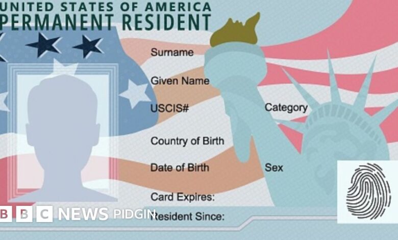 US visa lottery: US suspend diversity lottery immigrant visa programme (DV1) lottery scheme - BBC News Pidgin