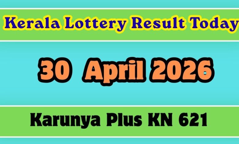 Kerala Lottery Result Today 30/04/2026: Karunya Plus KN 621 Results DECLARED; Who Bagged Rs. 1 Crore?