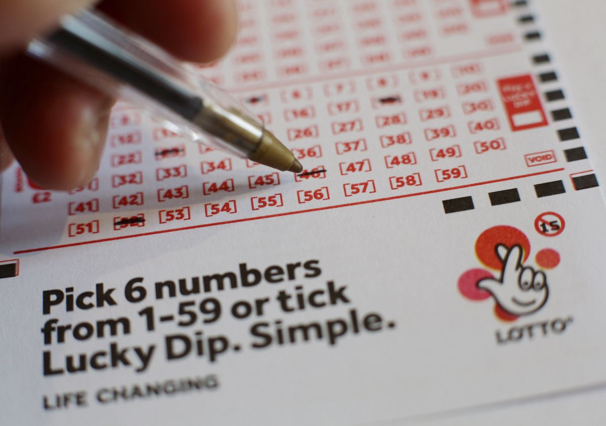 File photo dated 06/01/16 of a National Lottery Lotto ticket, in north London. 