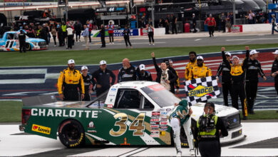 North Carolina Education Lottery 200 race results NASCAR Craftsman Truck Series at Charlotte Motor Speedway