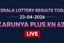 Kerala lottery Karunya Plus KN-620 result out today (23-04-2026); Rs 1 crore prize winning number and full list here
