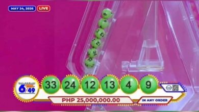 Lotto draw results, May 24, 2026