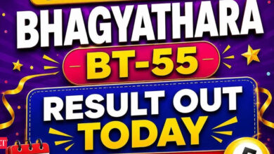Kerala Lottery Bhagyathara BT-55 result out today (25-05-2026); check Rs 1 crore prize winning number and full list here