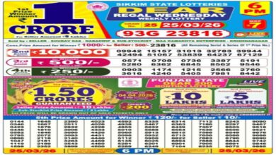Nagaland Sambad Lottery Result Today, 25 March 2026 LIVE: Dear 6PM Wednesday Weekly Lucky Draw Winners List