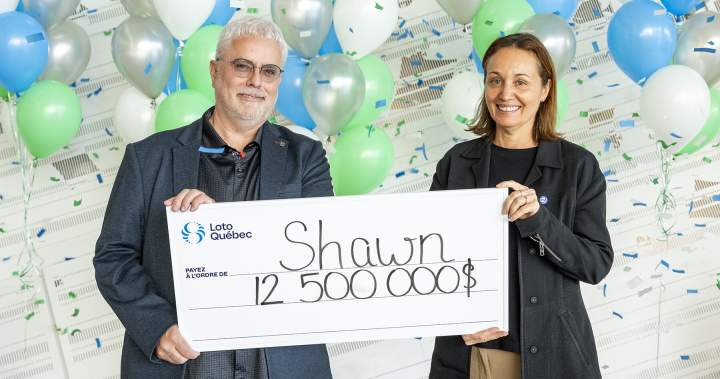Quebec man not retiring after winning $12.5 million Lotto Max jackpot - Montreal | Globalnews.ca