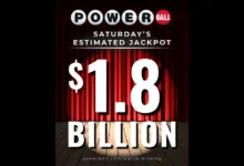 Saturday’s Powerball jackpot RAISED to $1.80 billion