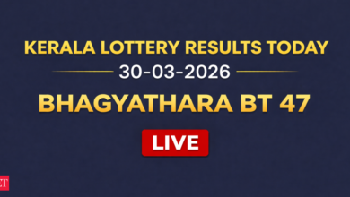 Kerala Bhagyathara BT-47 lottery result out today, 30-03-2026; Check ₹1 crore first prize winner and complete list here