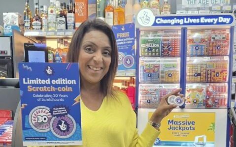 Glasgow retailer receives 500 National Lottery 'Scratch-Coins' - SLR