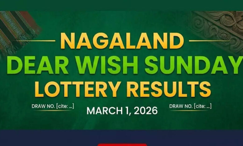 Nagaland lottery results live for Dear Wish Sunday (March 1, 2026): ₹1 crore winning number and others here