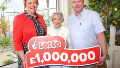 Grandmother scoops £1 million for family playing late husband’s lottery numbers