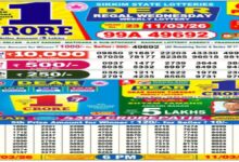 Nagaland Lottery Result Today, 11-3-2026 LIVE: Dear Sambad 6 PM Weekly Wednesday Lucky Draw Winners List