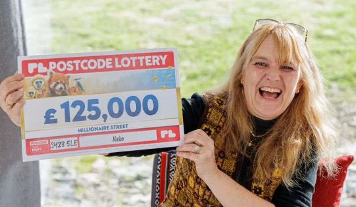 Nicola won a whopping £125K with the Postcode Lottery this week
