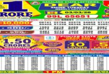 Holi Special Bumper Lottery! Nagaland Sambad Result Today, 3-3-2026: Dear 1PM Tuesday Weekly Lucky Draw Winner