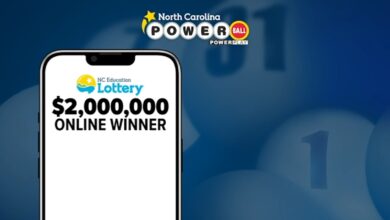 $2 million NC Powerball winner from Labor Day drawing 1.1B jackpot, another person wins $50 grand