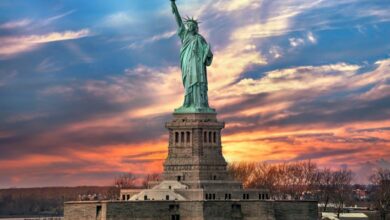 "Give me your tired, your poor, your huddled masses yearning to breathe free".