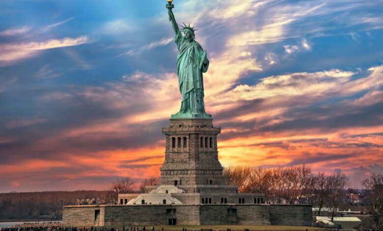 "Give me your tired, your poor, your huddled masses yearning to breathe free".