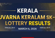 Kerala lottery results live for Suvarna Keralam SK-43 (March 6, 2026); ₹1 crore prize winner and complete list here