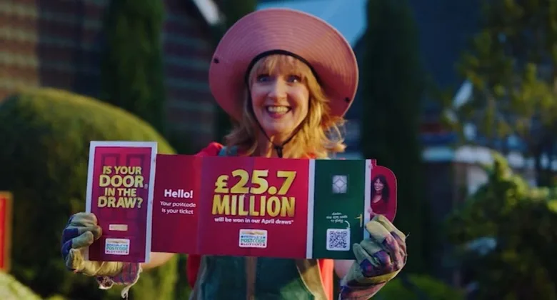 Celebrity-led Postcode Lottery push hits TV and TikTok